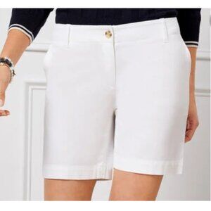 White shorts, Size 6, Relaxed fit, Talbots